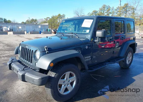 2017 Jeep Wrangler Unlimited Sport 4X4 из США, поврежденный, VIN 1C4BJWDG9HL513953